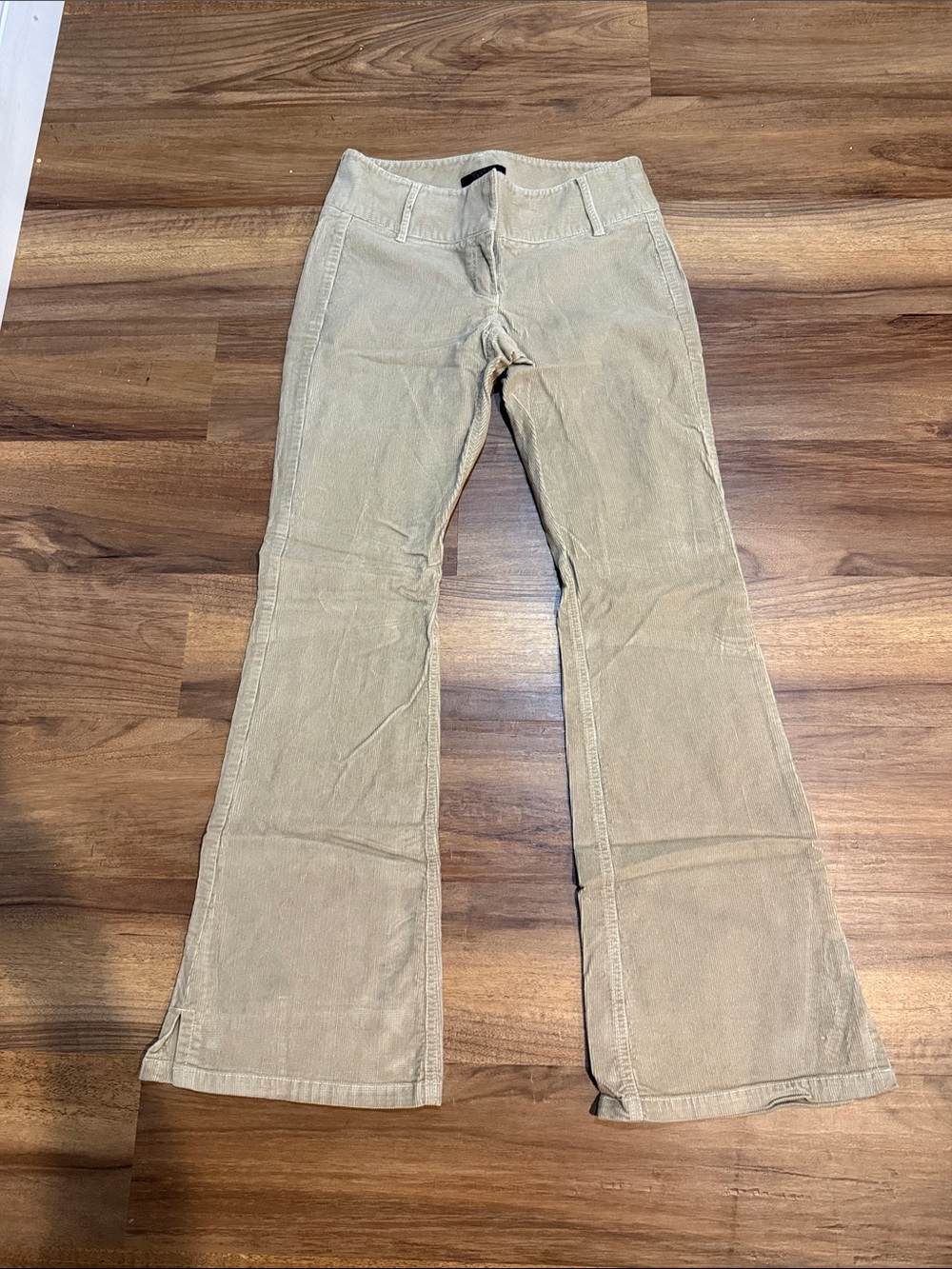 The Limited Beige Corduroy Flare Jeans